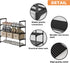 4-Tier 20 Calmootey Shoe Rack, Tall Large Capacity Pairs Shoes Storage Organizer, Stackable Wide Shoe Shelf