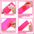 9 Inch Pink,4 Weysat Floating Shelves for Wall Acrylic Small Wall Hanging Shelves Adhesive Screwless Display Holder