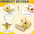GRTARD 12Pack Magnetic Clips with Anti-Scratch Sticky Pads, Heavy Duty Fridge Magnets, Non-Scratch Metal Clip