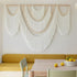 Flber 57" 41" Large Macrame Wall Hanging Boho Yarn Art Garland with Tassels and Beads, Handmade Rope Decor for Nursery