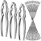 ShengTu Crab Leg Crackers and Tools - Premium No Rust Lobster Crackers &
