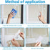 Boao Large Size Anti-Collision Window Clings, Translucent/Dusted Bird Deterrent for Doors, Windows & Glass