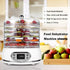 10pcs Round Silicone Dehydrator Sheets, 13in Non-stick Fruit Dehydrator Mats, Reusable Steamer Mat for Fruit Dryer