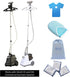SALAV Heavy Duty Commercial Garment Steamer - Full-Size with Accessories Set (Mini Ironing Board)