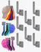 Hat Rack for Hat Storage, 8-Pack Multi-Purpose Organizer, Strong Adhesive Hat Hooks for Wall, Baseball Caps, Gray