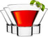 Godinger Martini Glasses, Set of 4 Italian Cocktail Glasses, 8oz Dessert Cups Made in Italy