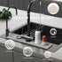 Quick Dry Sink Splash Guard, 15.75" Instant Dry Stone Sink Tray for Kitchen Countertop, Gray