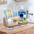 Countertop 7 Counter GFWARE Bathroom Organizer - Detachable Slots Kids Electric Toothbrush and Toothpaste Holde