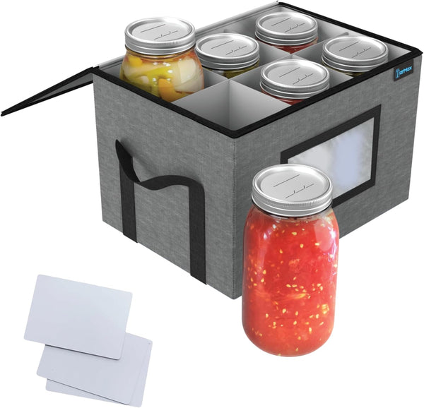 64 oz 1/2 Gallon jars Storage Containers, Sturdy Canning Jar Storage Containers