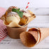 Dicunoy Waffle Cone Maker, Nonstick Ice Cream Cone Maker, 6.7" Egg Roll Crepe Pan for Waffle Cups