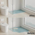 39 inch Water Barrier for Sink, Silicone Rubber Kitchen Splash Guard, Bendable Corner Dam for Countertop