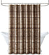 Madison Park Bellagio Shower Curtain, Transitional 72 x 72, Taupe Beige for Bathroom