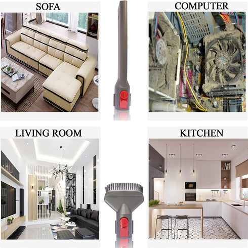 Replacement Attachments for Dyson V7 V8 V10 V11 V15 Vacuum Accessories for Home and Car Cleaning