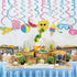 30Ct Pool Hanging Swirl Decorations, Summer Party Supplies, Beach Birthday Theme for Kids Decor