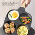 Bewinner Fried Egg Pan 4 Cup,Non Stick Aluminum Egg Cooker Pan for Gas Stove and Induction Cooker, Egg Frying Pan, 7.5x7.3x1.0 inch (General Type) by Bewinner