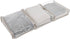 Household Essentials Under Bed Sweater Storage Bags, Zippered with Clear Vision Panel, Set of 3, Silver/Gray