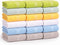 Small and Lightweight Cotton Towels Assorted Pastel Mix 24 x 40 inches