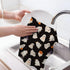 16x24 Inch Set 2 Halloween Kitchen Towels Black Cute Ghost Pumpkin Fall Decor Dish Towels Autumn Harvest Thanksgiving