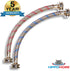 Washing Machine Hoses (1FT) - Braided Stainless Steel, Universal Fit for All Wash Machines, 2 Pack
