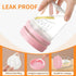 6 Pack 16 oz Xyptorix Overnight Oats Containers with Lids and Spoons, Mason Jars with Removable Separate Compartments