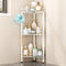 SWTYMIKI Standing Shower Caddy Corner - 3Tier Stainless Steel ShowerOrganizer Shelf with