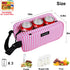 Saugnlbs Packs,Insulated 10 4.5x 5,Stripes Small Cooler Bag,Mini Cooler Bag with Ice Lunch Bag with Handle