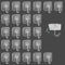 TocTen 24 Pack Heavy Duty Adhesive Hooks, 30lb Max, Damage Free Self-Adhesive Clear Wall Hooks for Bathroom Kitchen