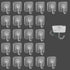 TocTen 24 Pack Heavy Duty Adhesive Hooks, 30lb Max, Damage Free Self-Adhesive Clear Wall Hooks for Bathroom Kitchen