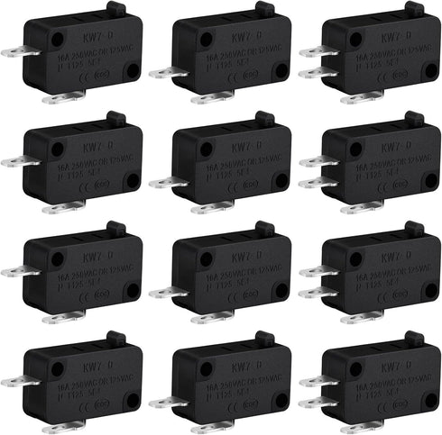 Weewooday 6 Pcs Microwave Oven Door Switch Replacement Parts, Compatible with Most Microwave Ovens