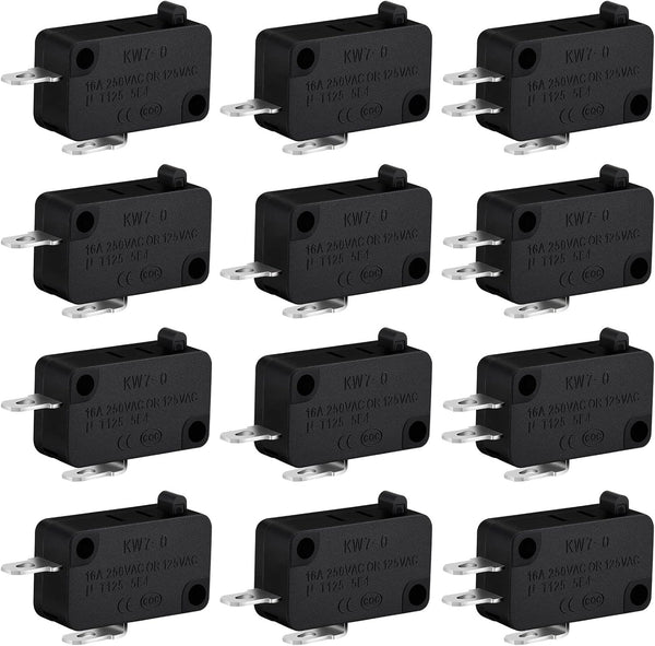 Weewooday 6 Pcs Microwave Oven Door Switch Replacement Parts, Compatible with Most Microwave Ovens
