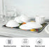 Cooking Herbs Spices Dish Drying Mat for Kitchen, 18 X 24 Inches Dry Dishes Pads Mats, Tableware Protector for