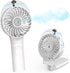 COMLIFE Portable Handheld Misting Fan, 3000mAh Rechargeable Battery Operated Spray Water Mist Fan for Travel