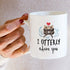 Retreez Funny Mug - I Otterly Adore You 11 Oz Ceramic Coffee Mug - Sarcastic Motivational Birthday Gift for Husband Wife