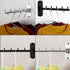 2 Pcs Folding Wall Mounted Clothes Hanger Rack with Swing Arm, Stainless Steel Heavy Duty Coat Hook for Bathroom