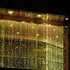 Geanmoki 306 LED Window Curtain String Light for Wedding Party Home Garden Bedroom Indoor Outdoor Decorations