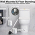 RV Toilet Bowl Brush and Holder, Ventilated Cleaner Brush with Long Handle for Motorhome Travel and Campers