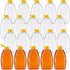 Layhit 20 Pieces 32 oz Plastic Honey Jars Clear Plastic Honey Bottles