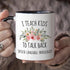YouNique Designs I Teach Kids to Talk Back SLP Mug, 11 Ounces, Speech Language Pathology Coffee Cup for Women
