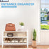 3 Closet, Bathroom27 x11 x20 3 Tier Bamboo Shoe Rack Storage Organizer for Multifunctional Stackable Free Standing Shoe