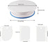 KNC 11 Inch Rotating Cake Turntable with 3x Icing Smoother, Cake Decorating Tools, White Baking Supplies