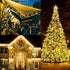 Christmas Lights - Battery Operated 50 LED String Lights with Auto-Timer and 8 Lighting Modes for Home Decoration, Warm
