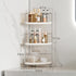 3-Tier Countertop, FSyueyun Bathroom Corner Shelf Organizer Kitchen Spice Rack Vanity Tray Perfume Makeup Organizer