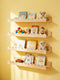 icnjdMopclean Scalloped Shelves for Nursery - Wall Book Shelves for Bedroom Kids, Nursery