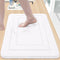 Arotive Memory Foam Bathroom Rug Mat 30x20, Ultra Soft Absorbent Bath Mat for Bathroom Floor, White
