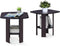 Furinno SIMPLE DESIGN Side Table Set of 2, 2-Tier Modern End Table