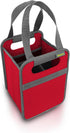 Meori Collapsible Drink Tote Bag, 4 Bottle Bag, Tear-Resistant Reusable Drink Carrier,
