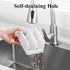2 Luxspire Kitchen Sponge Holder, Dish Sponge Holder with with Drain Tray, Marble Sponge Holder for Kitchen Sink