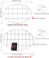 TamBee 1PC Wire Broiling Rack, Roasting Rack, Baking Rack, Cooking Cooling for Oven, Stainless Steel Oval Steamer Rack