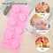 AUEAR 2 Pack Paw Silicone Lollipops Mold with Sticks, 6-Capacity Chocolate Hard Candy Ice Cream Making Decoration
