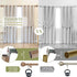 Wood Curtain Rods for Windows, 28 to 48 Inch Adjustable Heavy Duty Drapery Rods